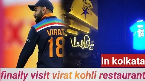 Finally visit virat kholi restaurant❤️In kolkata🇮🇳@GodGiftedYT