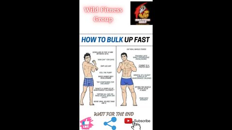 🔥How to bulk up fast🔥#shorts🔥#viralshorts🔥#fitnessshorts🔥#wildfitnessgroup🔥