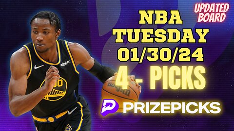 #PRIZEPICKS | BEST PICKS FOR #NBA TUESDAY | 01/30/24 | BEST BETS | #BASKETBALL | TODAY | PROP BETS