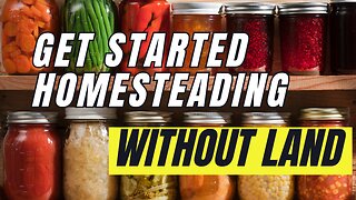 12 Ways To Start Homesteading Without Land