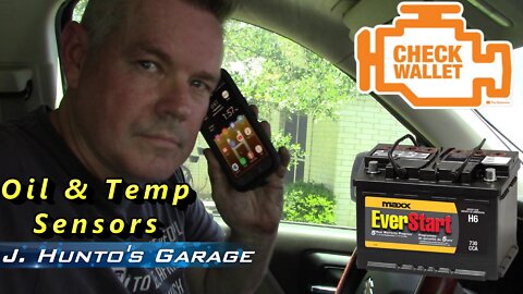 Chevy Silverado: Changing the battery, coolant temp, and oil pressure sensors. EASY!