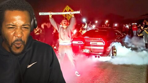 MUSCLE CARS VIOLENTLY TAKEOVER TRAFFIC LEAVING CAR MEET | REACTION!!!