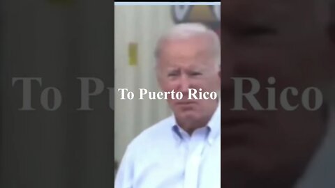 'Biden Brings Storm To Puerto Rico'