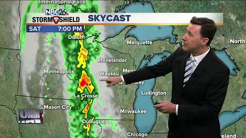 Michael Fish's NBC26 Storm Shield weather forecast