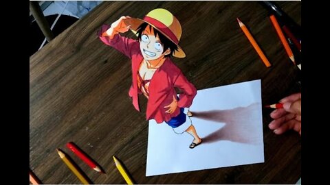 Drawing Luffy 3D (One Piece)