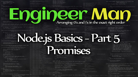 Promises - Node.js Basics Part 5