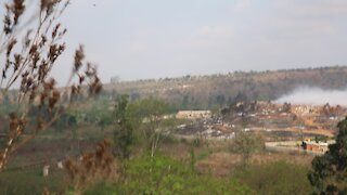 SOUTH AFRICA - Durban - Smoke from landfill site in PMB (Videos) (8RD)