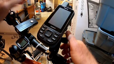 Garmin GPSMap 66st Review - Part 5a - Cycle Geocaching Using a RAM handlebar mount