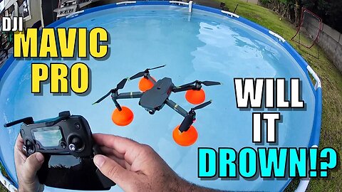 DJI Mavic Pro Water Floaties - Will it Drown? - Full Review and Dunk Test! 😱💦