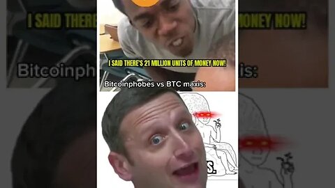 Wojak Bitcoin Meme You Sure About That 21 Million BTC Maxi Federal Reserve Inflation #capcut #shorts