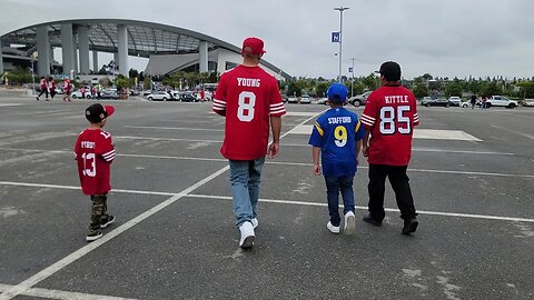 San Francisco 49ers vs Los Angeles Rams at Sofi Stadium week 2 Season 2023. How much did we spend?