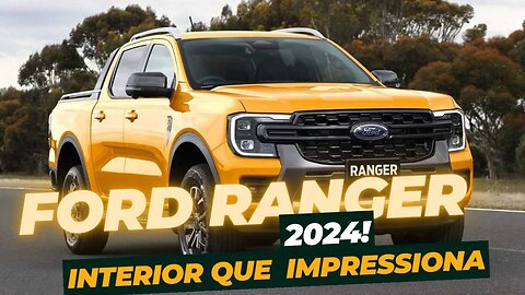 Ranger 2024 Limited: Conforto e sofisticação em um interior repleto de tecnologia