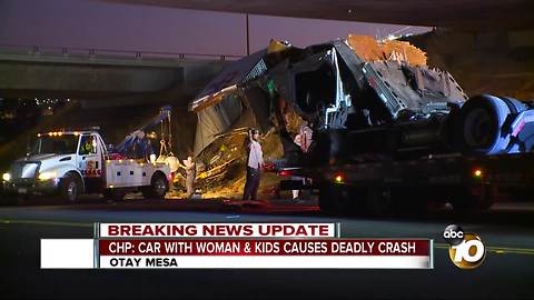 CHP: car with woman & kids causes deadly crash