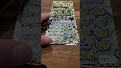 Mega Millionaire Lottery Ticket #shorts #lottery