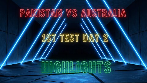 Full Highlights | Pakistan vs Australia | 1st Test Day 2