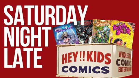 The Saturday Night Late show time to shill some comics