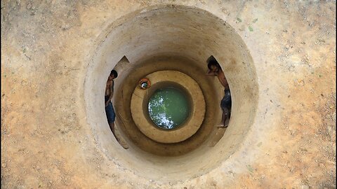 Searching Ground Water - Build Underground House In Ground Water