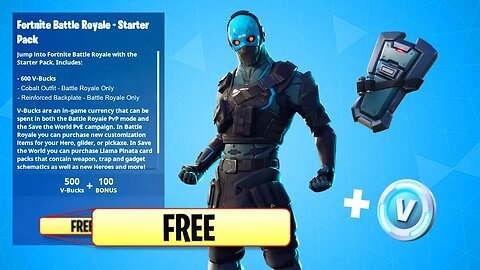 NEW "STARTER PACK 5" IN FORTNITE! NEW "COBALT SKIN STARTER PACK 5" LEAKED! (FREE COBALT SKIN BUNDLE)