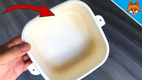 With this TRICK you can clean a Discolored Plastic Can 💥