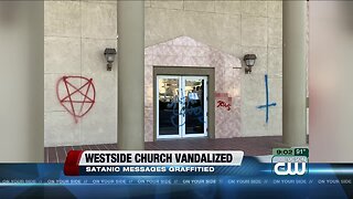 Westside church vandalized, satanic messages graffitied