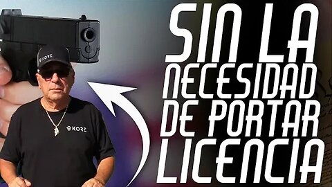 ¿Estás pensando en llevar un arma sin licencia? Mira esto primero