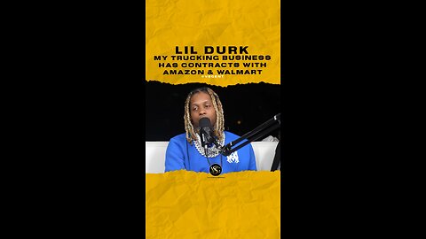 @lildurk My trucking business has contracts with #Amazon & #walmart