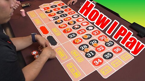 How a Roulette Dealer Plays Roulette || Alex Kim's Roulette Strategy