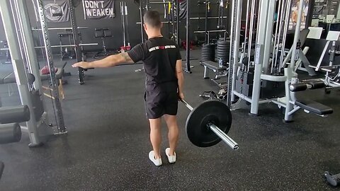 Barbell Side Bends