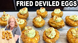 FRIED DEVILED EGGS The Perfect Appetizer for Holidays or Game Days