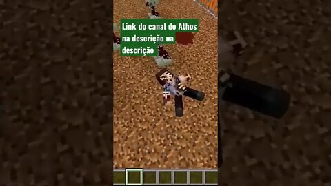 MINECRAFT: ATHOS E SEU CEMITÉRIO ASSUSTADOR! #shorts