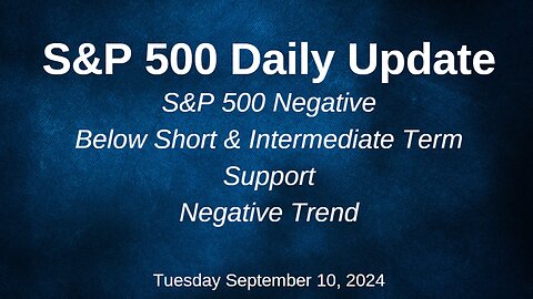 S&P 500 Daily Market Update for Tuesday September 10, 2024