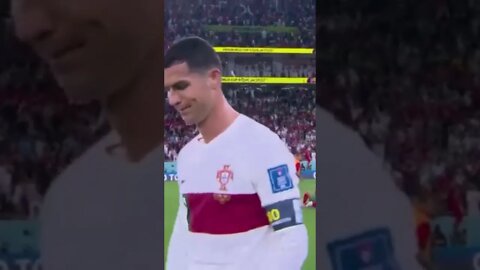 Cristiano Ronaldo Crying With Emotional Music #cr7 #portugal #worldcup portugal vs morocco