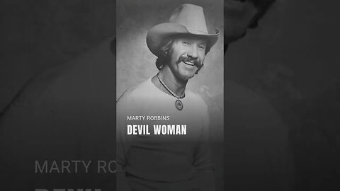 Marty Robbins • Devil Woman (lyric video) #Shorts