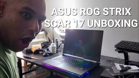 UNBOXING | Asus Rog Strix Scar 17 i9 128000h 3070 Ti 1440p 240Hz 1tb SSD 16gb DDR5 4800Mz Wifi 6E