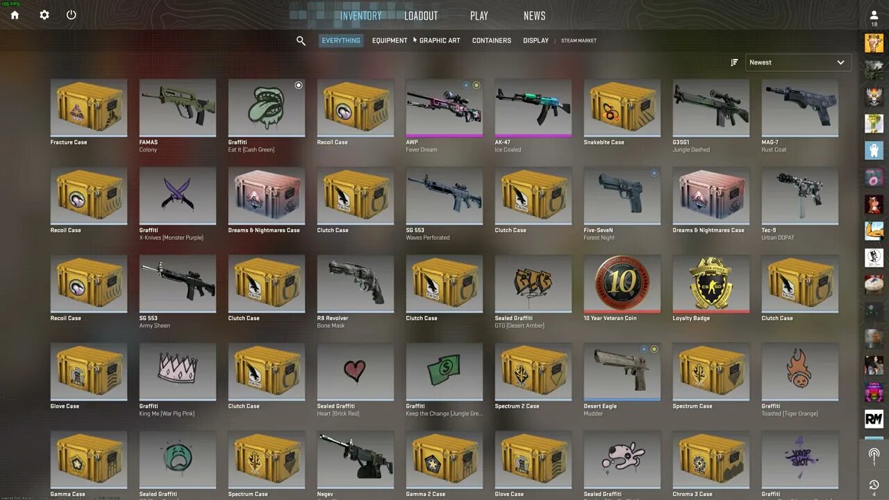 Counter Strike 2 Limited Test Inventory Management 4k