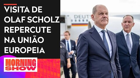 Chanceler alemão é 1º chefe europeu a chegar em Tel Aviv após início da guerra Israel-Hamas