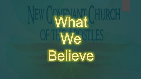 What We Believe