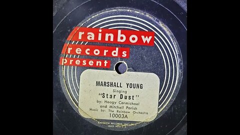 Marshall Young, The Rainbow Orchestra – Star Dust