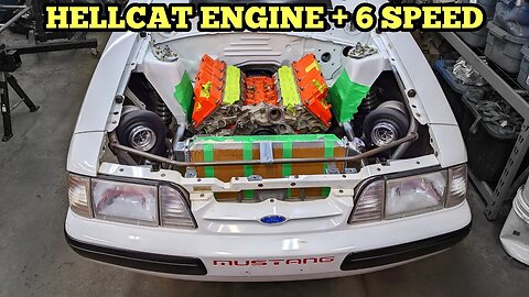 Twin Turbo Hellcat Swapping A Foxbody - Part 1