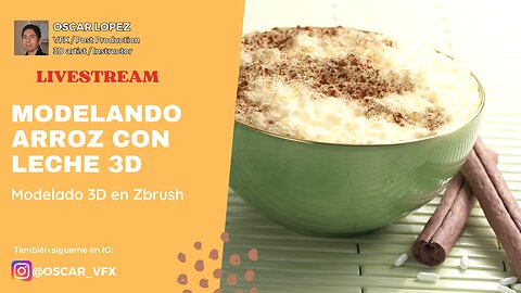 LIVE - Modelado Arroz con Leche 3D - Consumer Goods