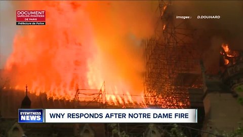 Notre Dame fire breaks the heart of people in Western New York