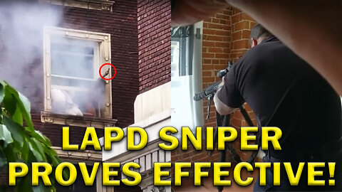 Rare Glimpse Of Police Sniper At LAPD On Video! LEO Round Table S07E25d