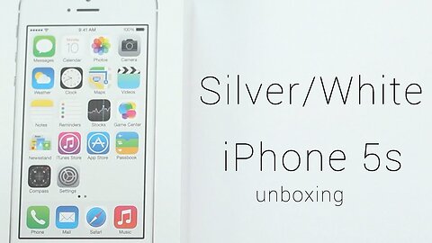 White iPhone 5s Unboxing, Hands On