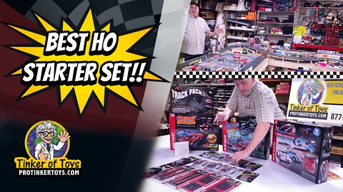 BEST AFX/RACEMASTERS & AUTO WORLD HO STARTER SET!