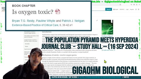 The Population Pyramid meets Hyperoxia (16 SEP 2024) Jonathan Couey GIgaohm Biological