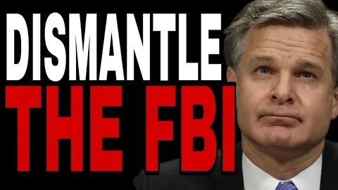 FBI DIRECTOR CHRISTOPHER WRAY WHINES ABOUT REPUBLICANS CALLING FOR THE FBI TO BE DEFUNED