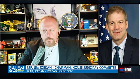 Rep. Jim Jordan on whistleblowers and censorship. Bob Frantz on AMERICA First