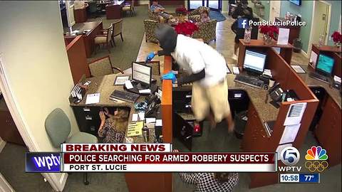 3 men sought in Seacoast bank robbery in Port St. Lucie