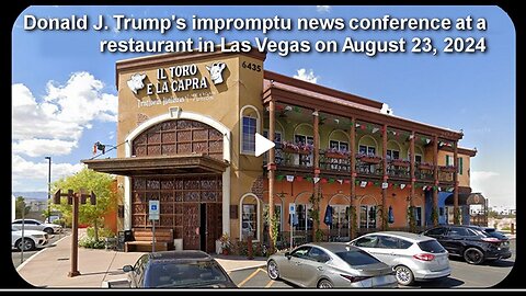 Trump visits IL Toro E La Cabra restaurant in Las Vegas - August 23, 2024