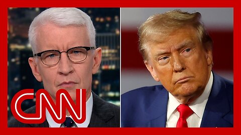 ‘Demonstrably false’: Anderson Cooper directly rebukes Trump’s comments about him